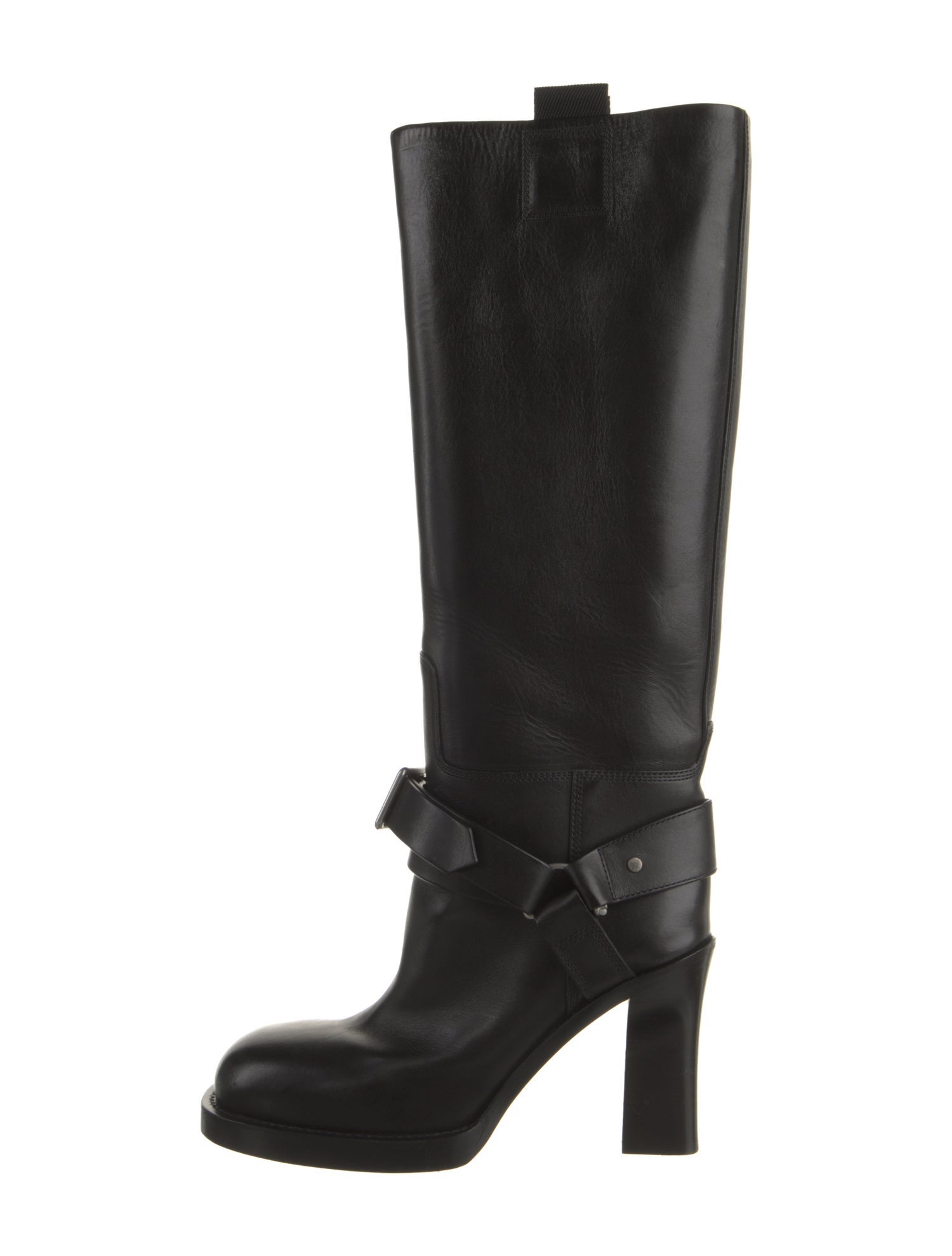 Burberry Leather Riding Boots