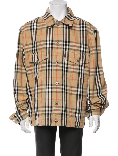 Burberry Nova Check Pattern Trucker Jacket