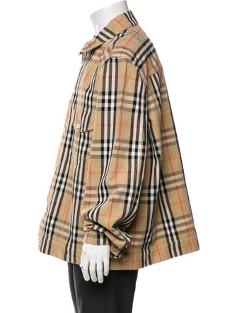 Burberry Nova Check Pattern Trucker Jacket