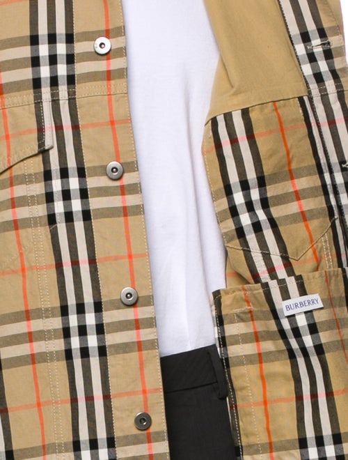 Burberry Nova Check Pattern Trucker Jacket