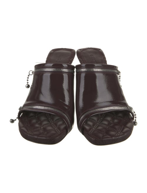 Burberry Leather Printed Slides