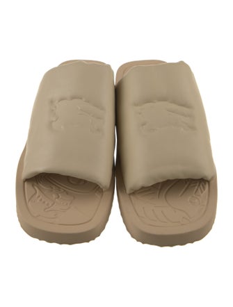 Burberry Leather Slides
