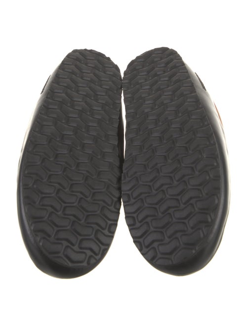 Burberry Nylon Plaid Print Slippers