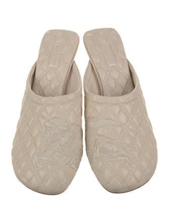 Burberry Leather Mules