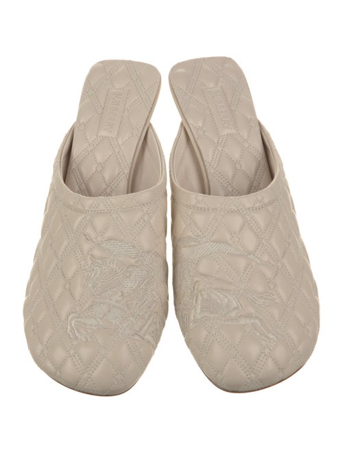 Burberry Leather Mules