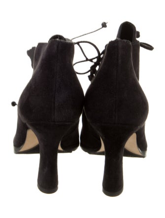 Burberry Suede Lace-Up Boots