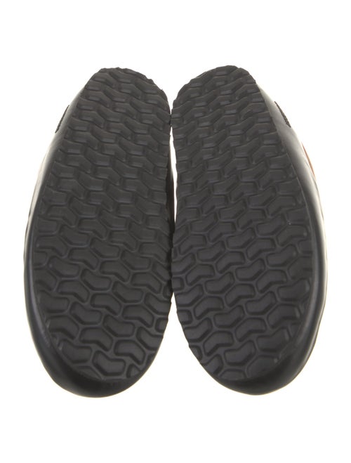 Burberry Nylon Plaid Print Slippers