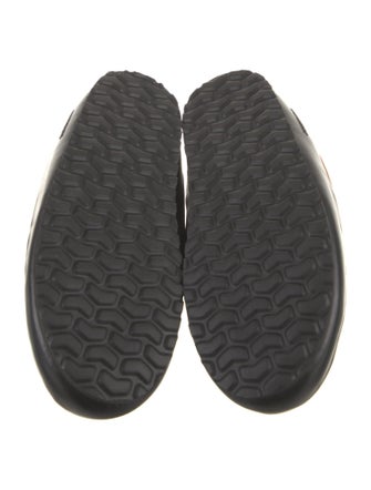 Burberry Nylon Plaid Print Slippers