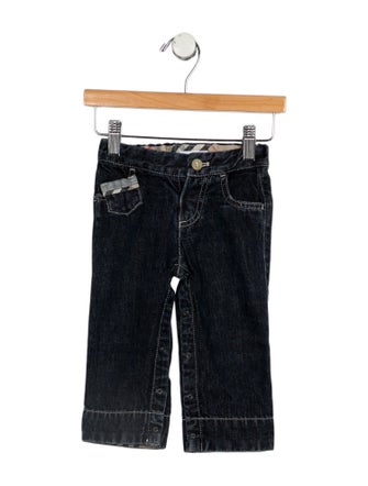 Burberry infant boys' blue jeans