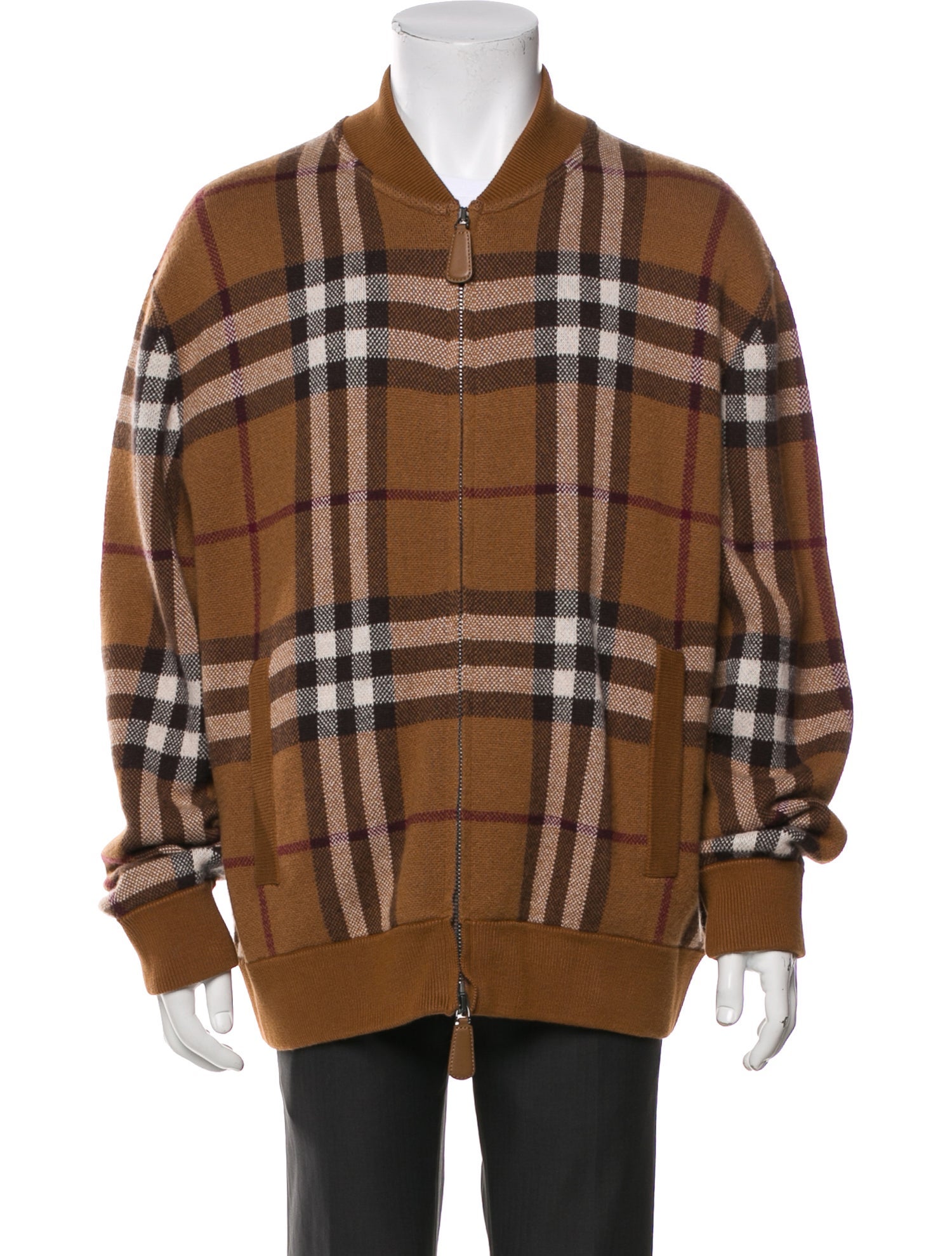 Burberry House Check Pattern Cashmere Jacket