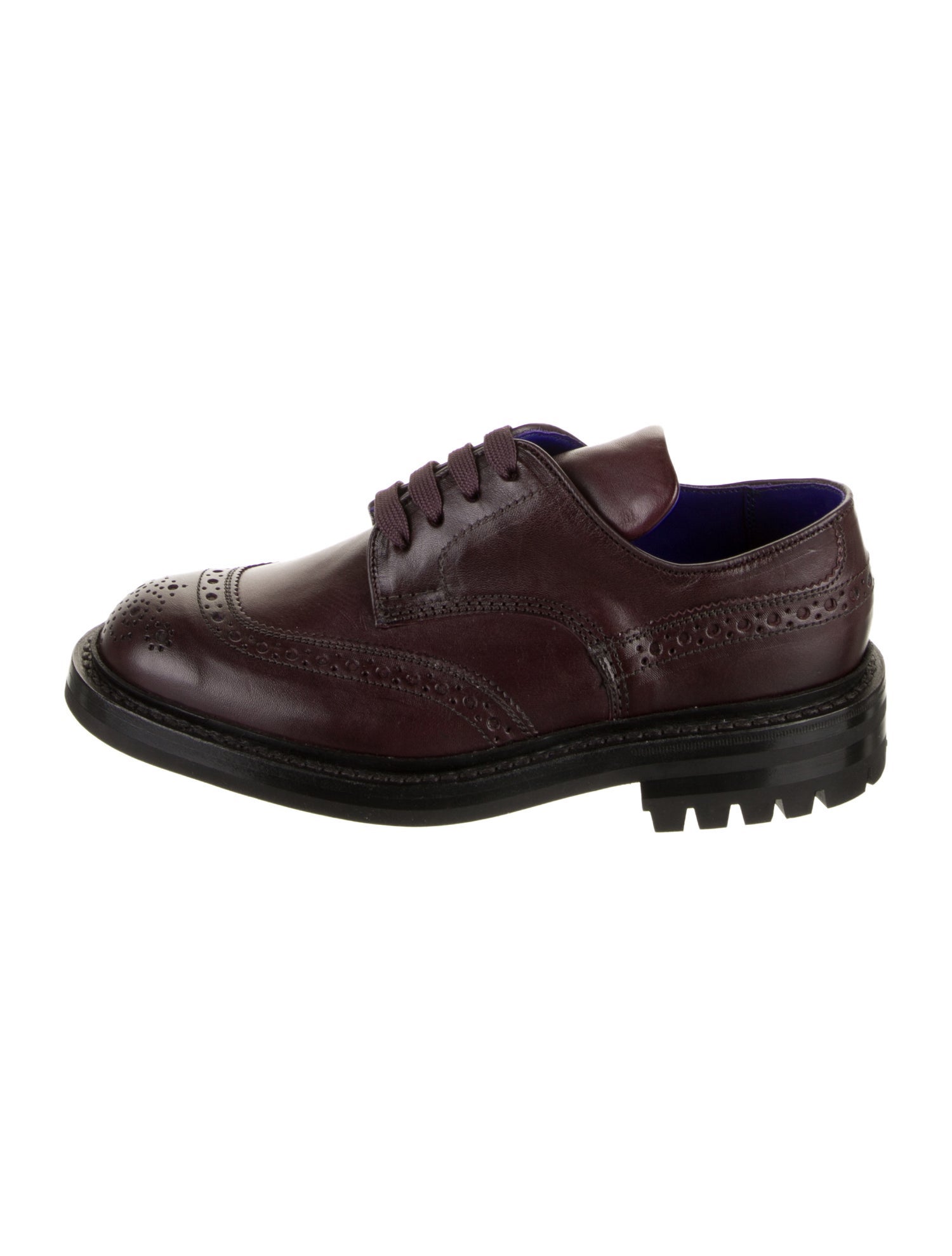 Burberry Leather Lasercut Accents Brogues
