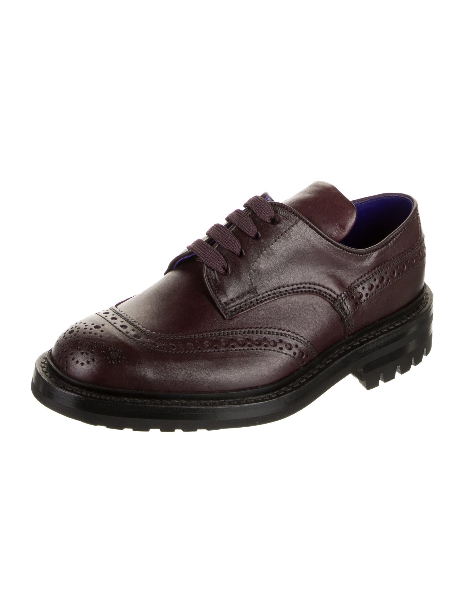 Burberry Leather Lasercut Accents Brogues