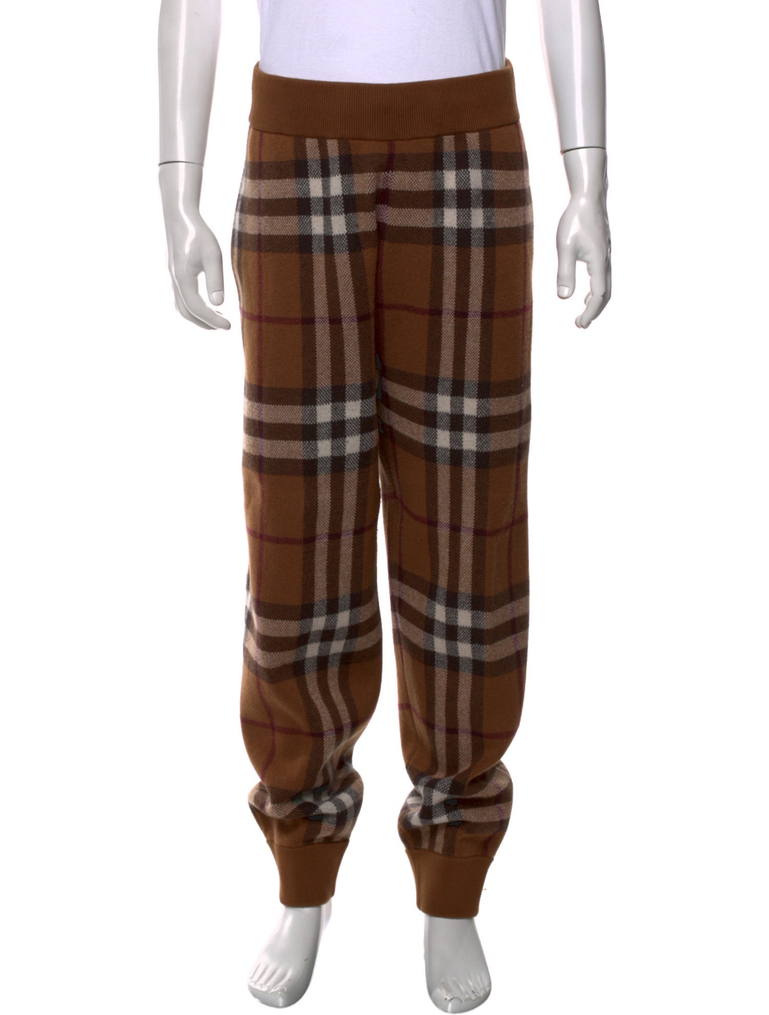 Burberry House Check Pattern Joggers
