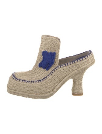 Burberry Jute Mules