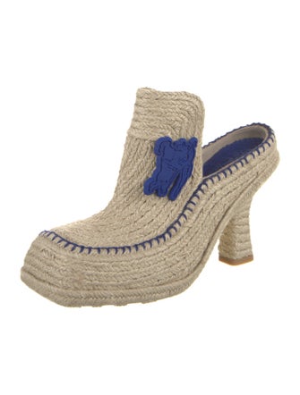 Burberry Jute Mules