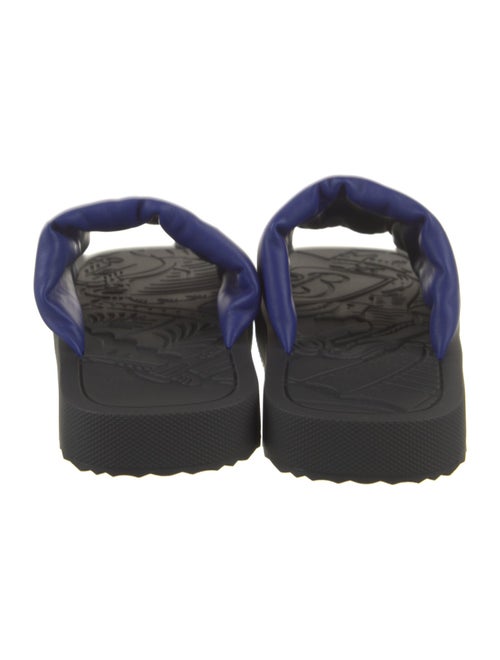 Burberry Leather Colorblock Pattern Slides