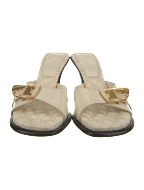 Burberry Leather Slides