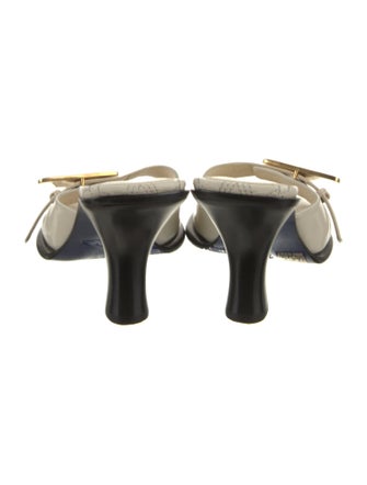 Burberry Leather Slides