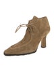 Burberry Suede Lace-Up Boots