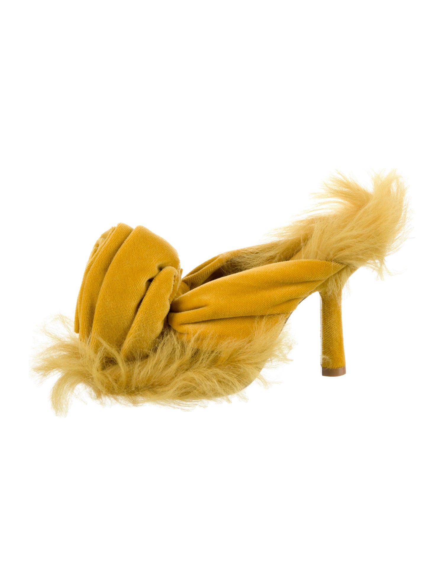 Burberry Velvet Slides