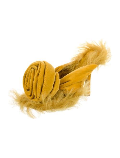 Burberry Velvet Slides