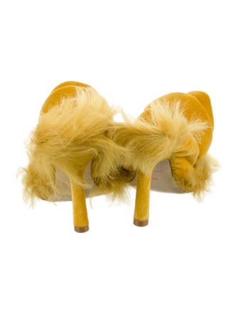 Burberry Velvet Slides