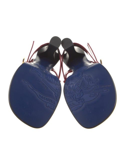 Burberry Leather Slides