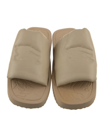 Burberry Leather Slides