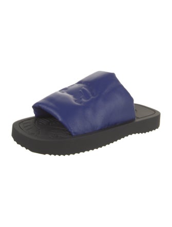 Burberry Leather Slides