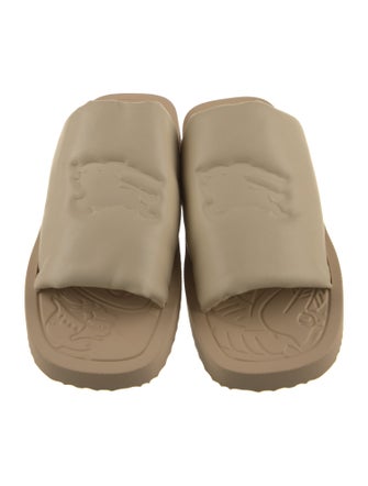 Burberry Leather Slides