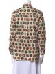 Burberry Printed Mock Neck Blouse