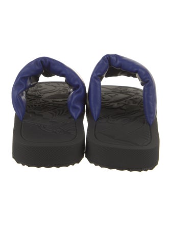 Burberry Leather Colorblock Pattern Sandals