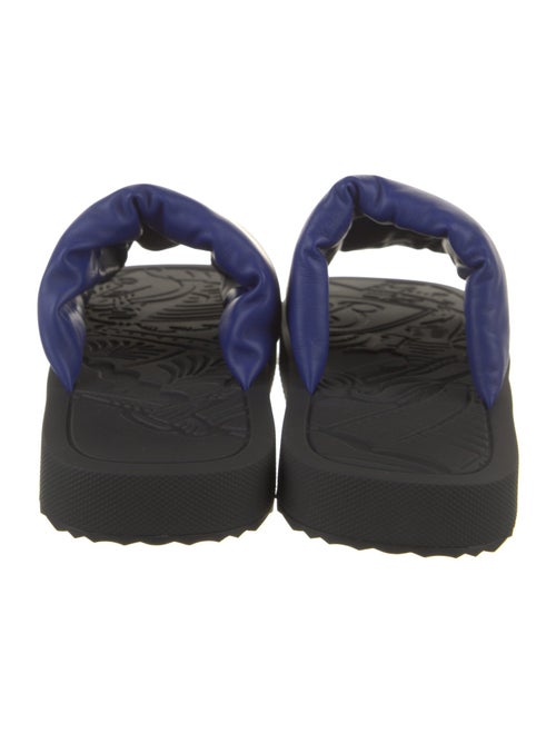 Burberry Leather Colorblock Pattern Sandals