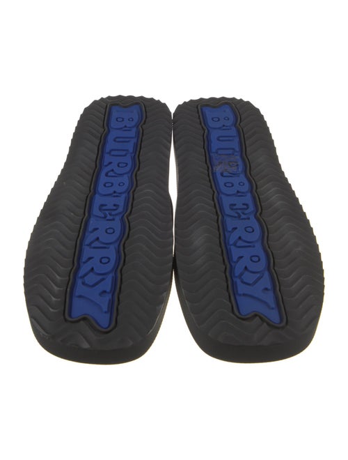 Burberry Leather Colorblock Pattern Sandals