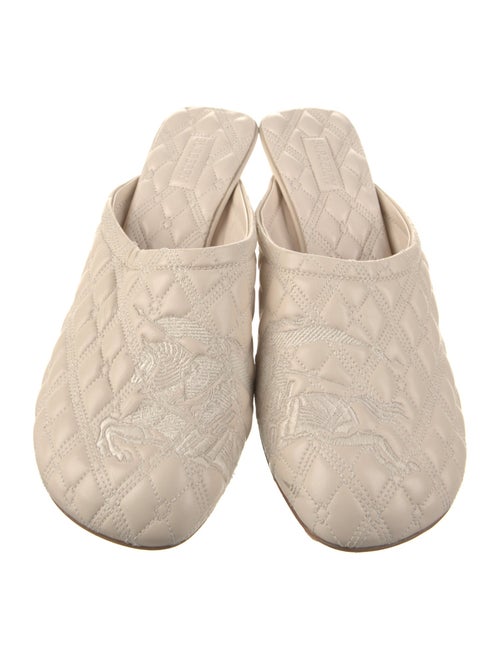 Burberry Leather Mules