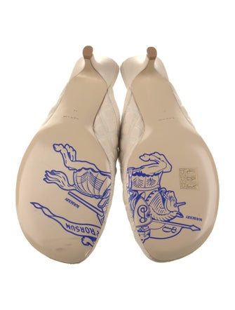Burberry Leather Mules