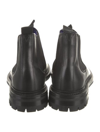 Burberry Leather Chelsea Boots