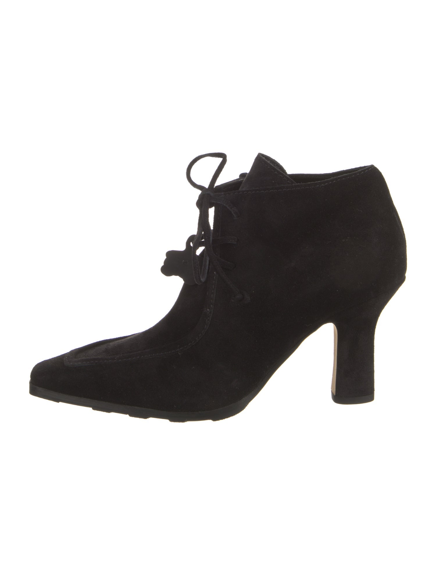 Burberry Suede Lace-Up Boots
