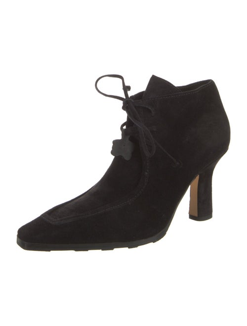 Burberry Suede Lace-Up Boots