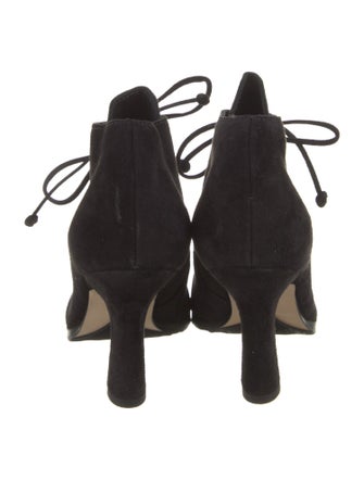 Burberry Suede Lace-Up Boots