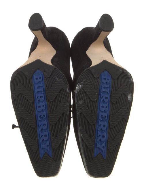 Burberry Suede Lace-Up Boots