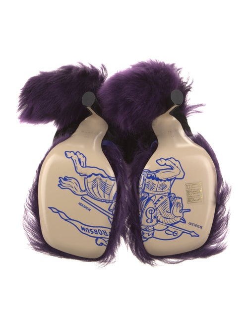 Burberry Leather Slingback Sandals