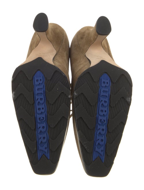 Burberry Suede Lace-Up Boots