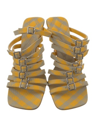 Burberry Leather Slides