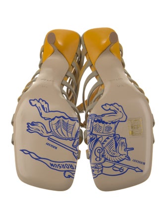 Burberry Leather Slides