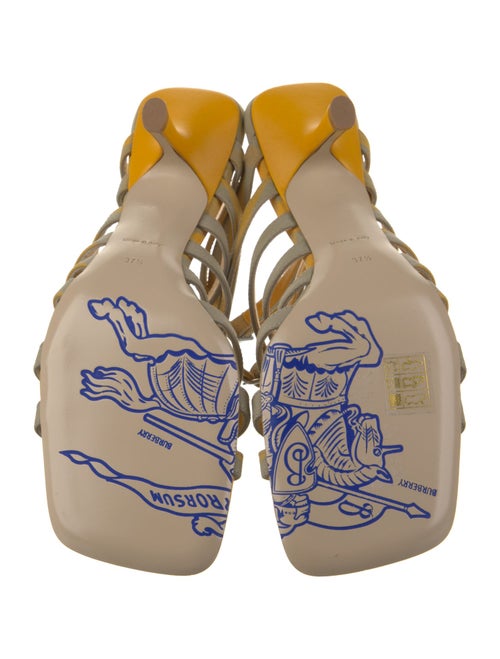 Burberry Leather Slides