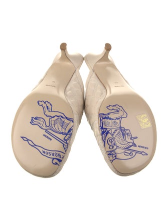 Burberry Leather Mules