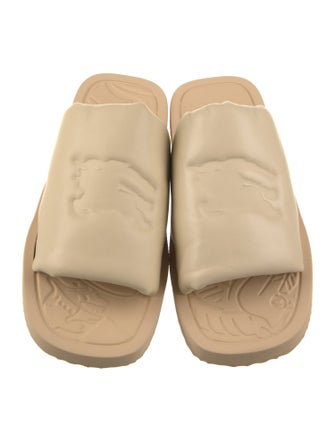 Burberry Leather Slides