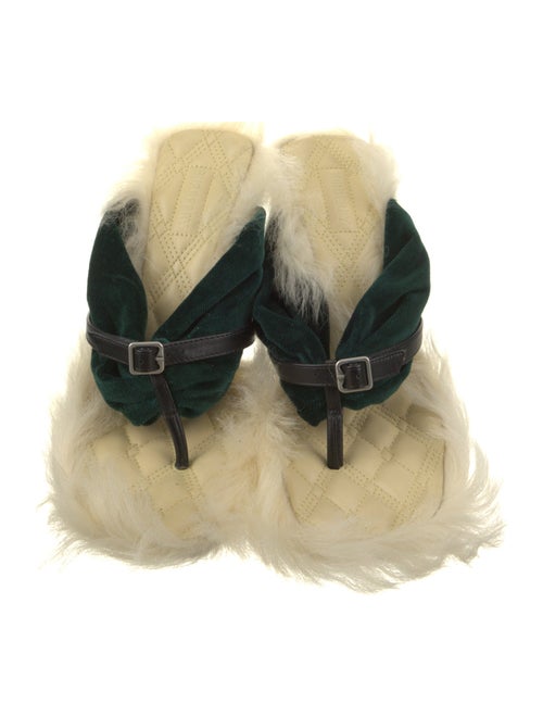 Burberry Leather Slides