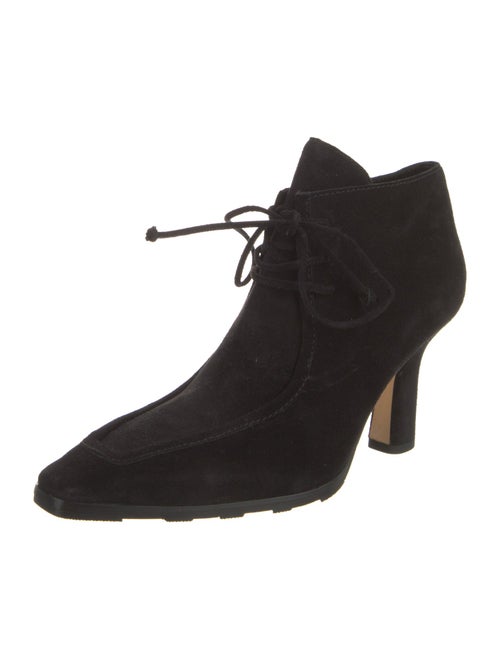 Burberry Suede Lace-Up Boots